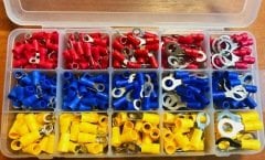 490 Adet Yuvarlak Yarım İzoleli Kablu Ucu Seti 0.5-6 mm