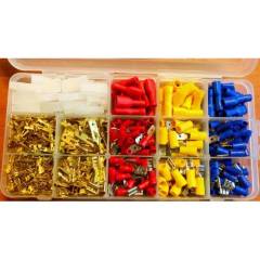 577 Adet ful-yarım izole ve izolesiz dışı ve erkek kablo ucu pabuç terminal 0.5-6 mm