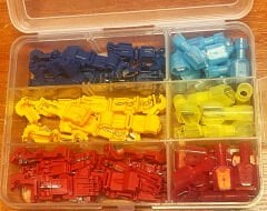 (74 Parça) T-Soket kablo kesmeden hızlı ve kolay kablo ekleme seti