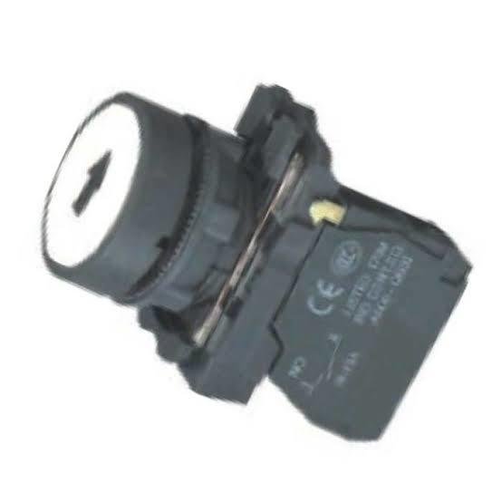 1 Adet işaretli Plastik Yaylı Buton Ø22mm Beyaz