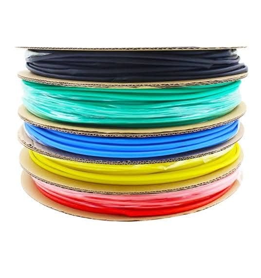 6.4mm Daralan Makaron 100 Mt Rulo (Tüm Renkler)