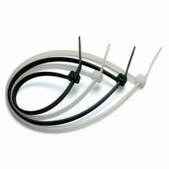 PLASTİK KABLO BAĞI (CIRT KELEPÇE) 142x2.5 Kablo Bağı (Siyah/Beyaz)