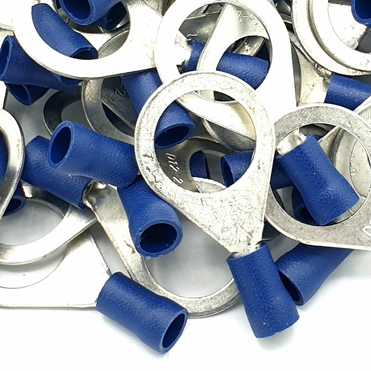200 Adet Mavi Yuvarlak kablo pabucu 1.5-2.5 mm M12 Delikli