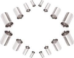 1000 Adet izolesiz kablo yüksük 0.5-0.75-1-1.5-2.5-4-6-10-16-25