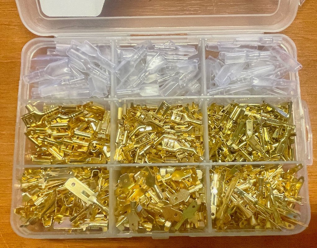 680 Adet Sarı (dışı + erkek) izolesiz Terminal Seti (6,3-4,8-2,8 mm)