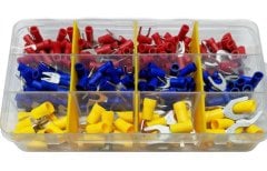 260 Parça İzoleli Çatal Terminal Pabuç - M4/M5/M6 Delikli 1.5-6 mm