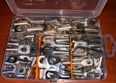 204 Adet Setli Kablo pabuc başlık terminal + daralan makaron