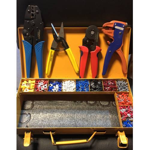 1000 ADET KABLO UCU + 4 PENSE (ÇANTALI SET)(YAC-8,YYT-7,HS-700D)