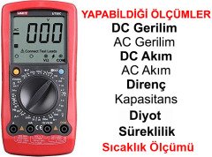 UT-58C Dijital Multimetre 20A/750VAC-20A/1000VDC
