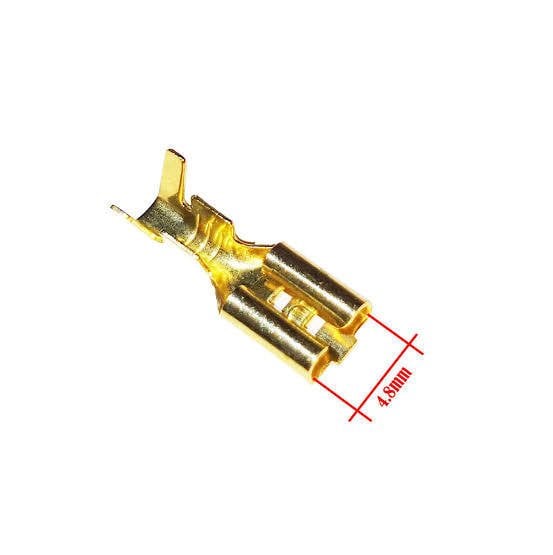 500 adet SF1D Mini 4.8mm Dişi Sarı Terminal