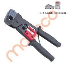 HT-86 (Rj45 cat5 Rj11)ağ ve internet konnektör sıkma pense