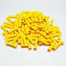 100 Adet İzole Ek Muf Kablo Birleştirici Sarı 4-6Mm (MBY-256)