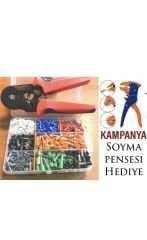 1200 Adet izoleli Kablo Yüksük 0.5-6mm2 + Yac-8 +Soyma (hediye)