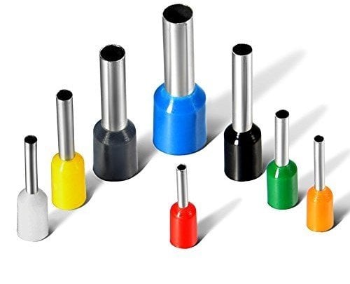 1000 Adet izoleli kablo yüksük 0.5-0.75-1-1.5-2.5-4-6-10-16-25