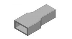 SF2D Tırnaklı terminal için şeffaf kılıf 300 Adet