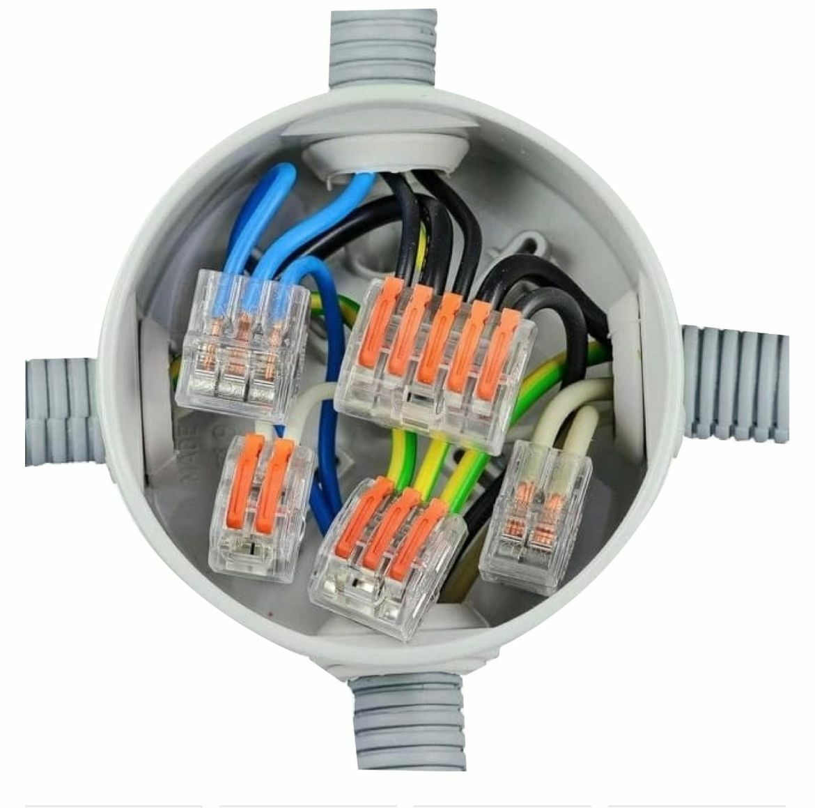 0.14 - 4.0 Mm² Mandallı Buat Çok Amaçlı Klemens Wago Tip 5 Adet