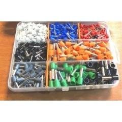 1050 adet Kablo Pabucu Yüksük Seti 0.5-0,75-1-1,5-2,5-4-6