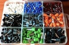 1200 adet Kablo Pabucu Yüksük Seti 0.5-0,75-1-1,5-2,5-4-6