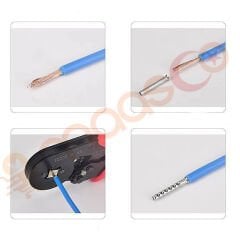 600 parça izolesiz yüksük seti (0,5-6 mm2)