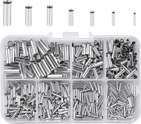 600 parça izolesiz yüksük seti (0,5-6 mm2)