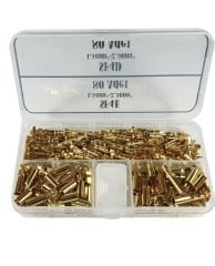 160 Parça izolesiz Yuvarlak dişi ve erkek tip terminal Seti