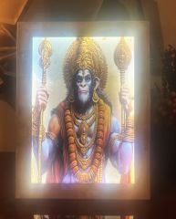 Maasco Dekoratif led ışıklı sihirli şaşırtıcı resim sanat çerçevesi, 3d ışıklı çerçeve kutusu (pilli) tasarım 4