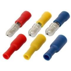 (200 Adet) maasco Tam izoleli Dışı Faston + Erkek 0.5-6.0 mm2