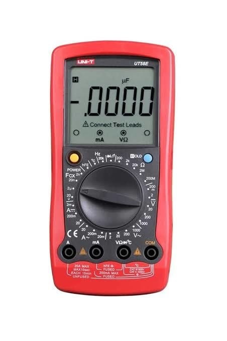 UT-58E Dijital Multimetre AC/DC/1000V/20A + Hediye(Kopya)