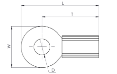 Akü Kablo Tesisat Ucu Bakır Fiş Pabuç Başlık Terminal