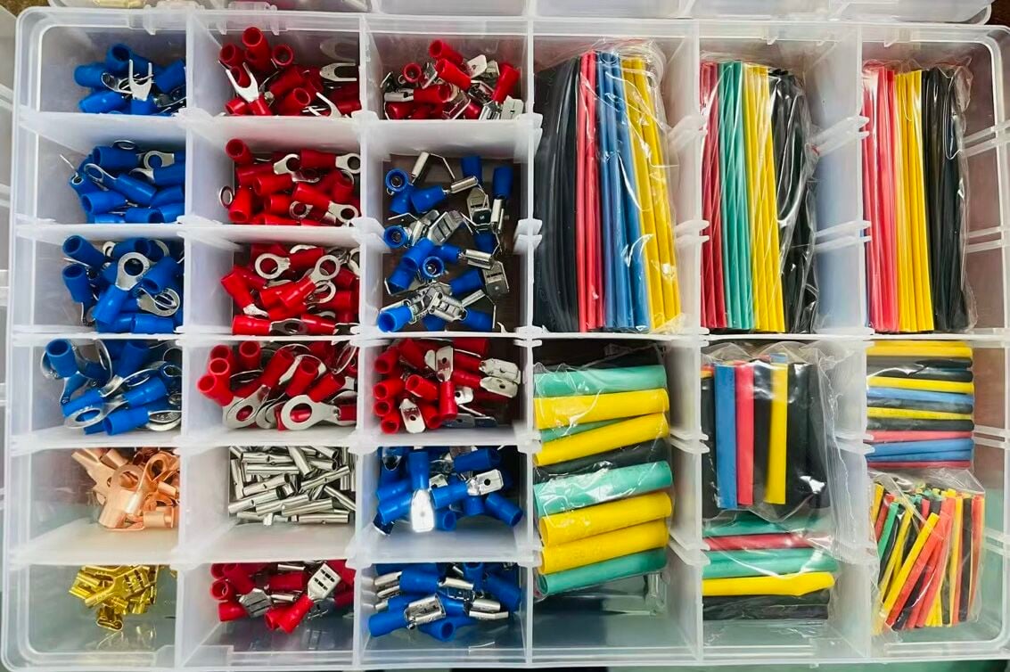 678 Parça Makaron + Pabuç + izolesiz terminal + kablo ucu