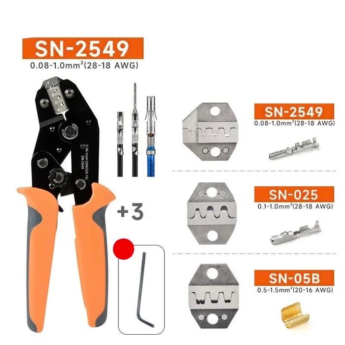 SN-28B (3 setli çantalı pense)(dupont konnektör sıkma)