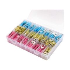 240 Adet Şeffaf Daralanlı Kablo Pabucu 0,5-6 mm
