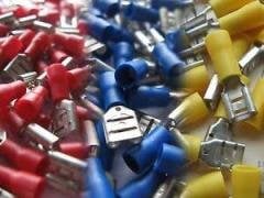(20/40 adet) 6.3 mm DİŞİ FASTON KABLO UCU pabuç Kirmizi (0.5-1.5 mm2) - 20 Adet